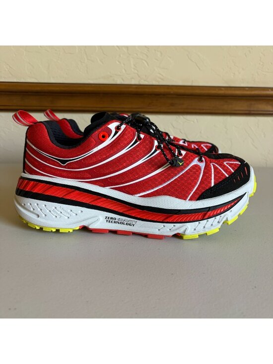HOKA Stinson EVO OG Sneakers Men\'s US 8 Habanero Red Speed Lacing Mesh 1155350 main image 9